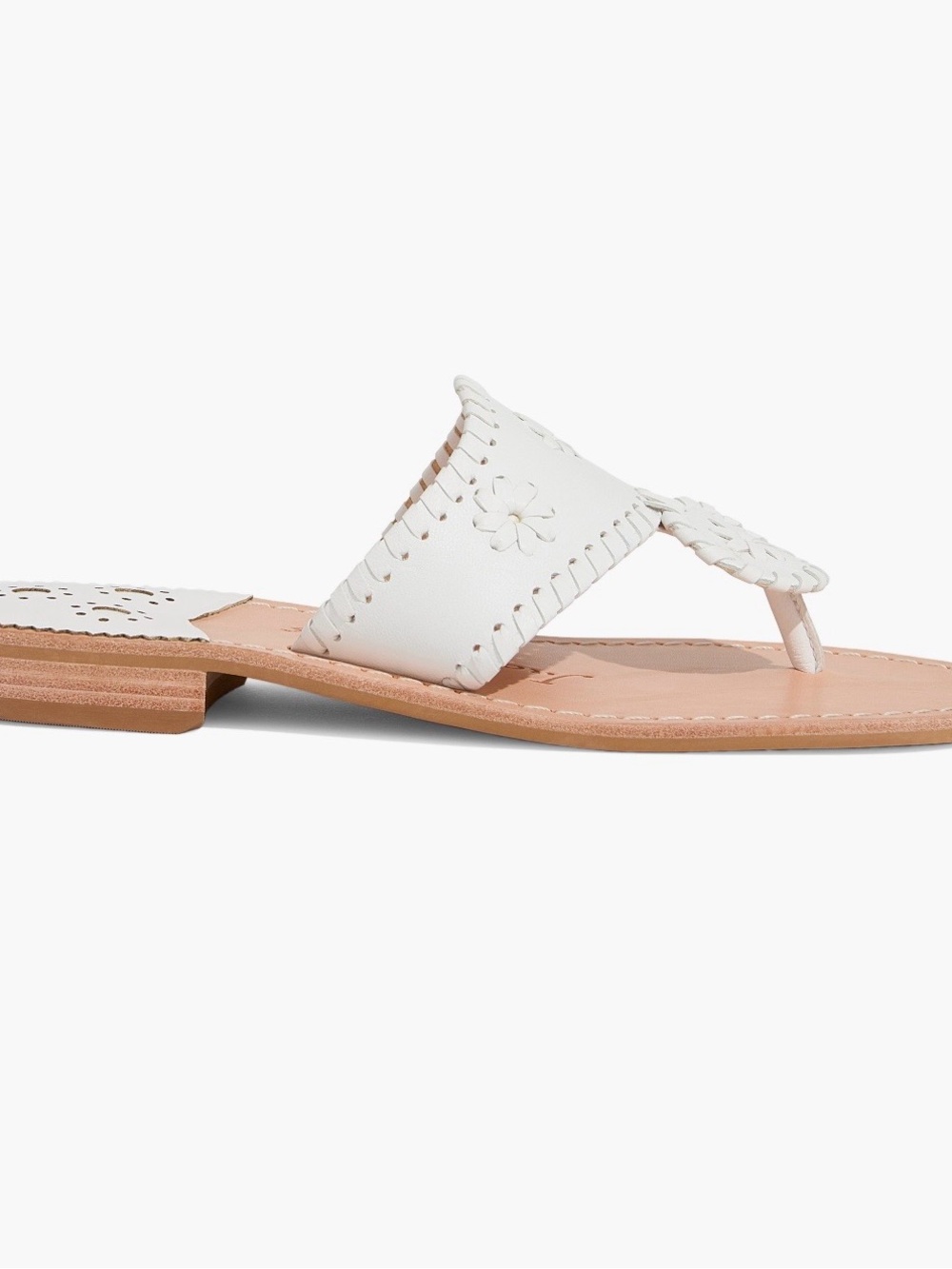 Jack Rogers Jacks Flat Sandals - White - 8 - Picture 8 of 9